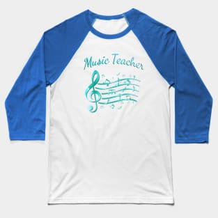 Music Teacher Baseball T-Shirt